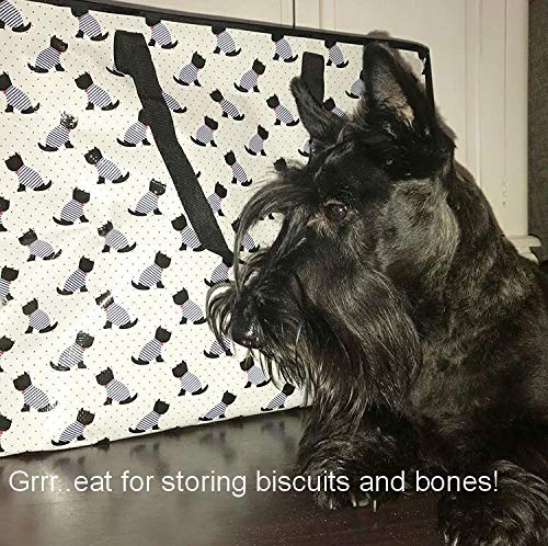 Scotty Dogs Print Laundry Storage Bag